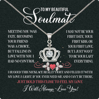 Thumbnail for Soulmate Necklace: Let Her Carry Your Heart Always