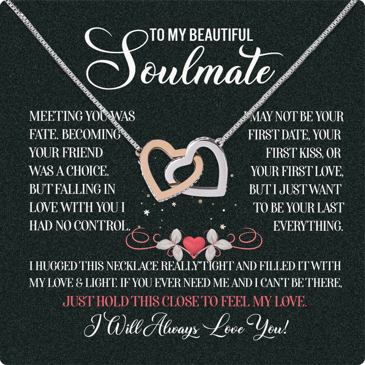 Soulmate Necklace: Let Her Carry Your Heart Always