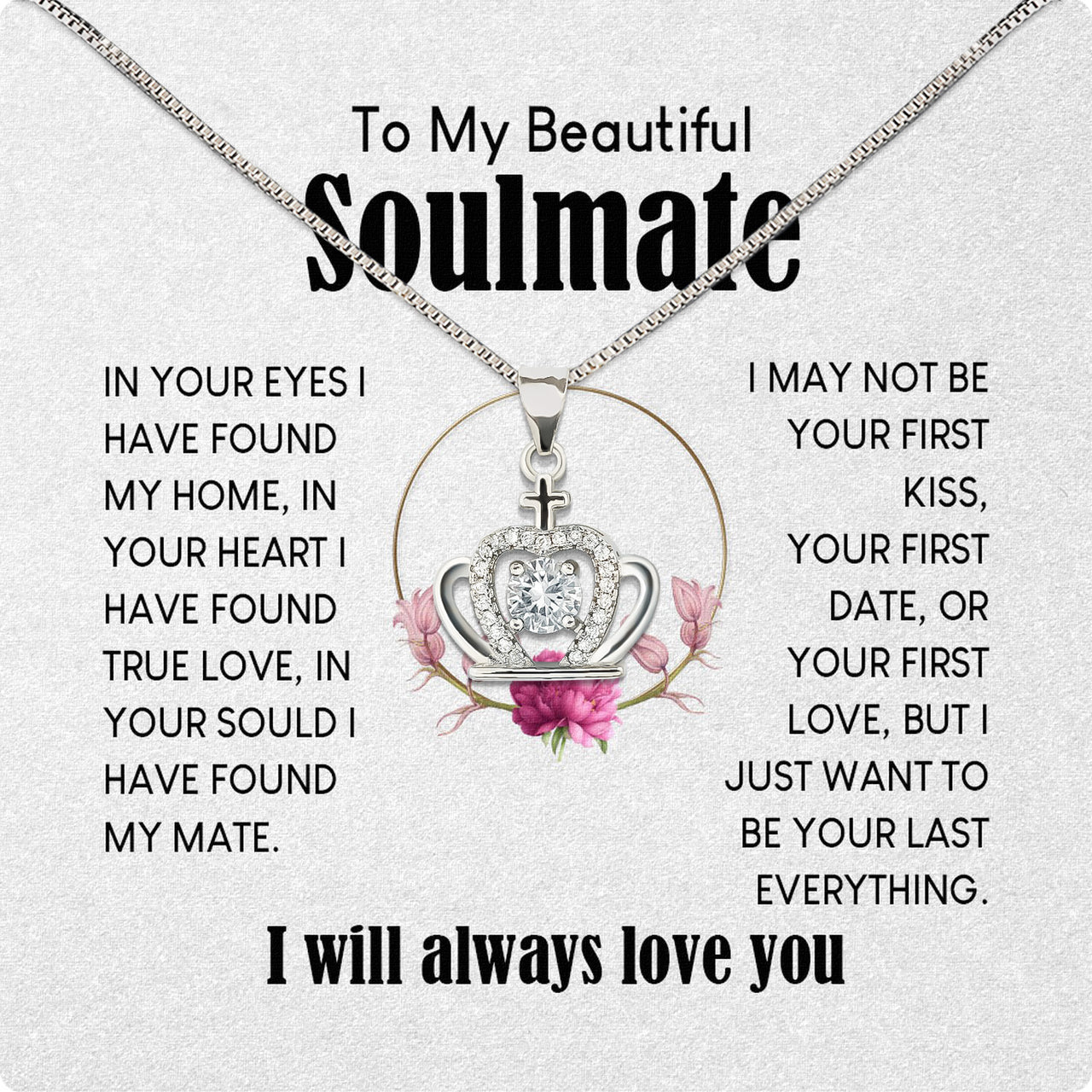 Soulmate Necklace: Let Her Carry Your Heart Always