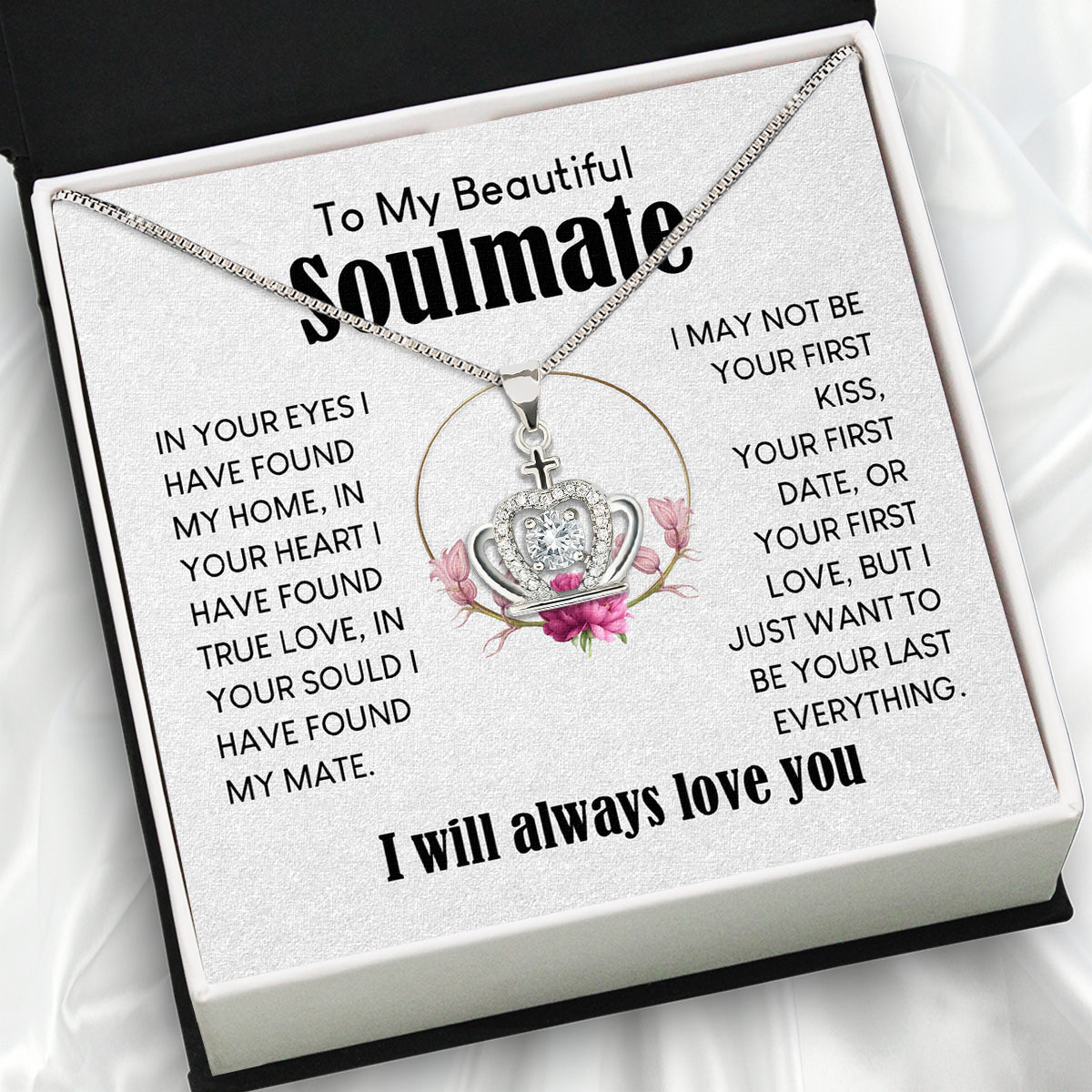 Soulmate Necklace: Let Her Carry Your Heart Always