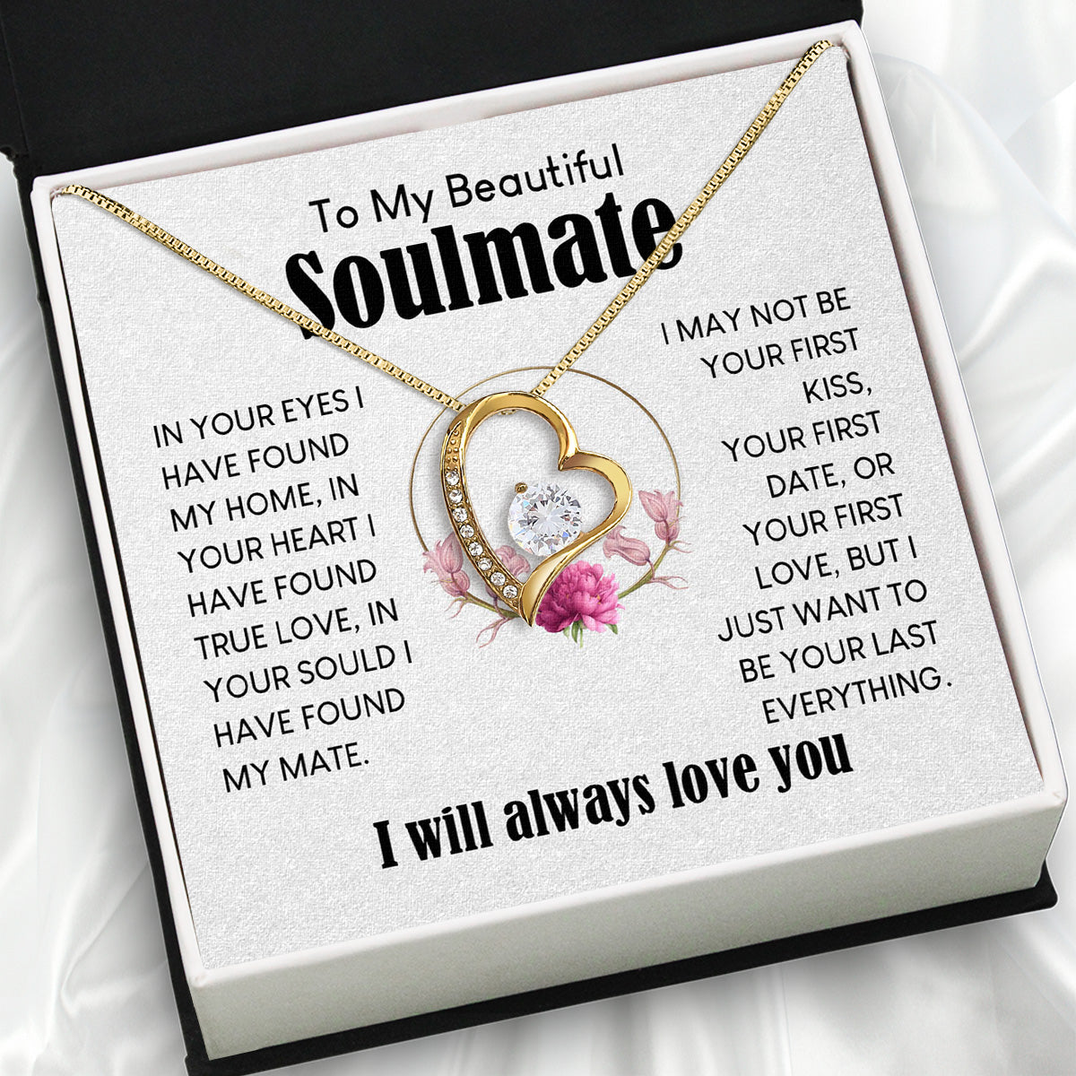 Soulmate Necklace: Let Her Carry Your Heart Always