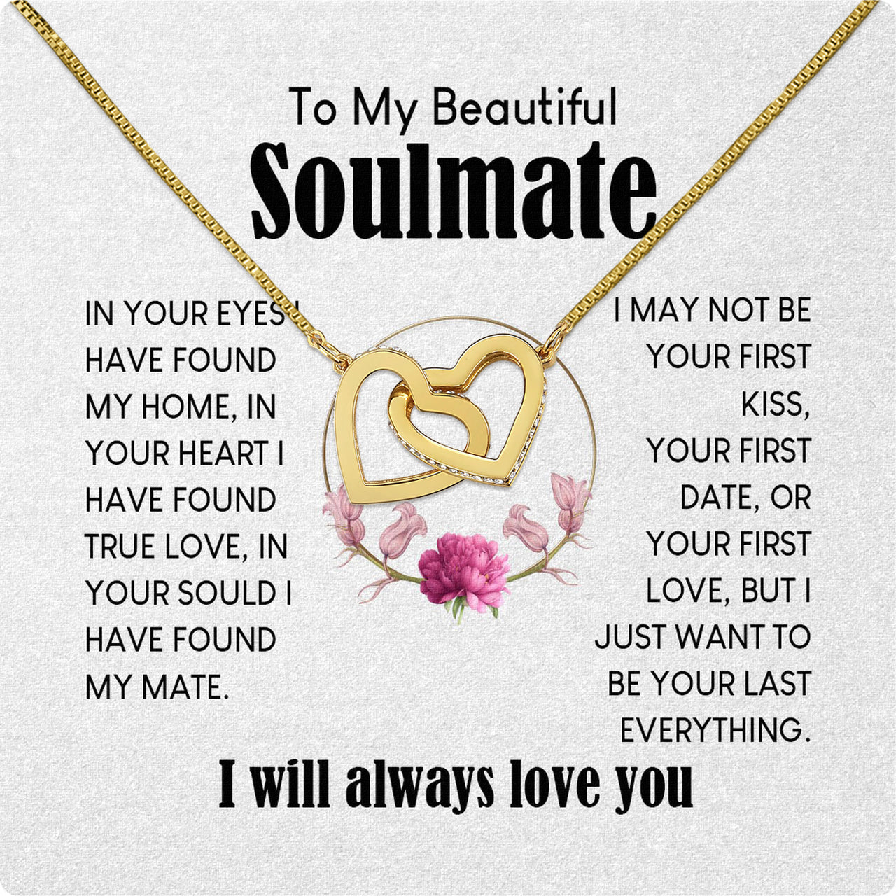 Soulmate Necklace: Let Her Carry Your Heart Always