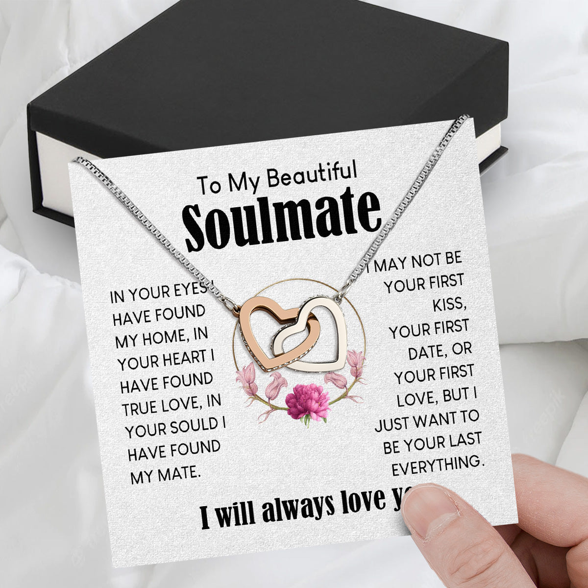 Soulmate Necklace: Let Her Carry Your Heart Always