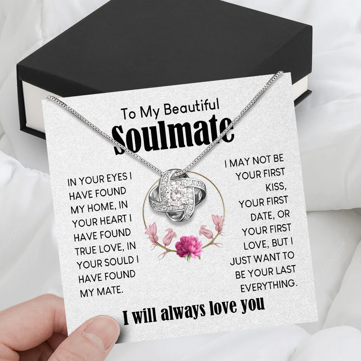 Soulmate Necklace: Let Her Carry Your Heart Always