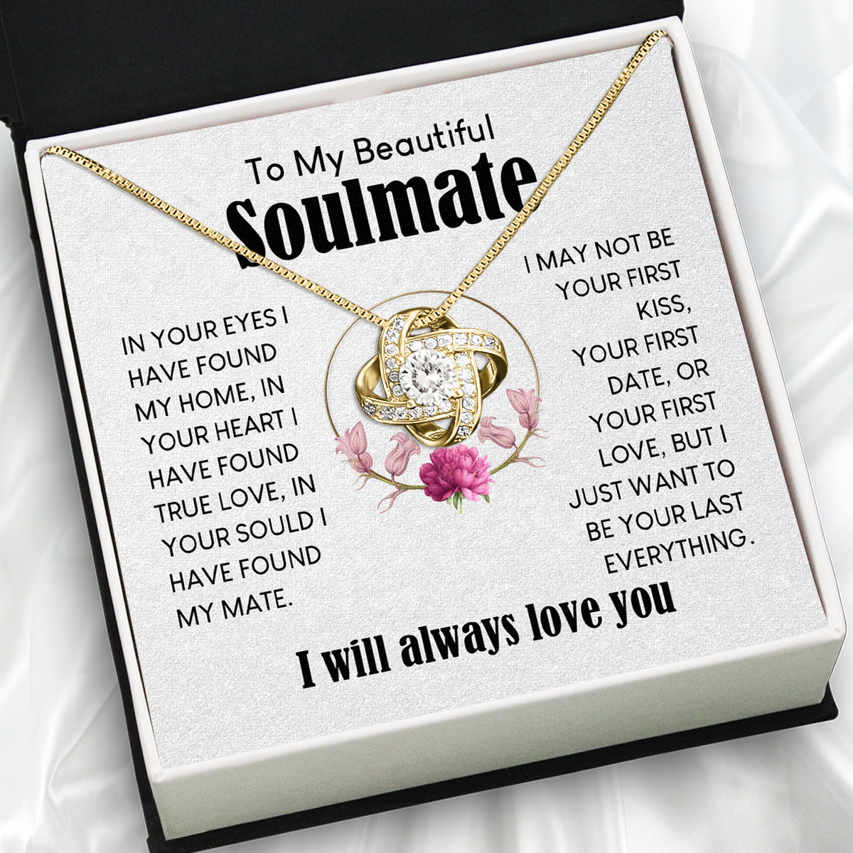 Soulmate Necklace: Let Her Carry Your Heart Always