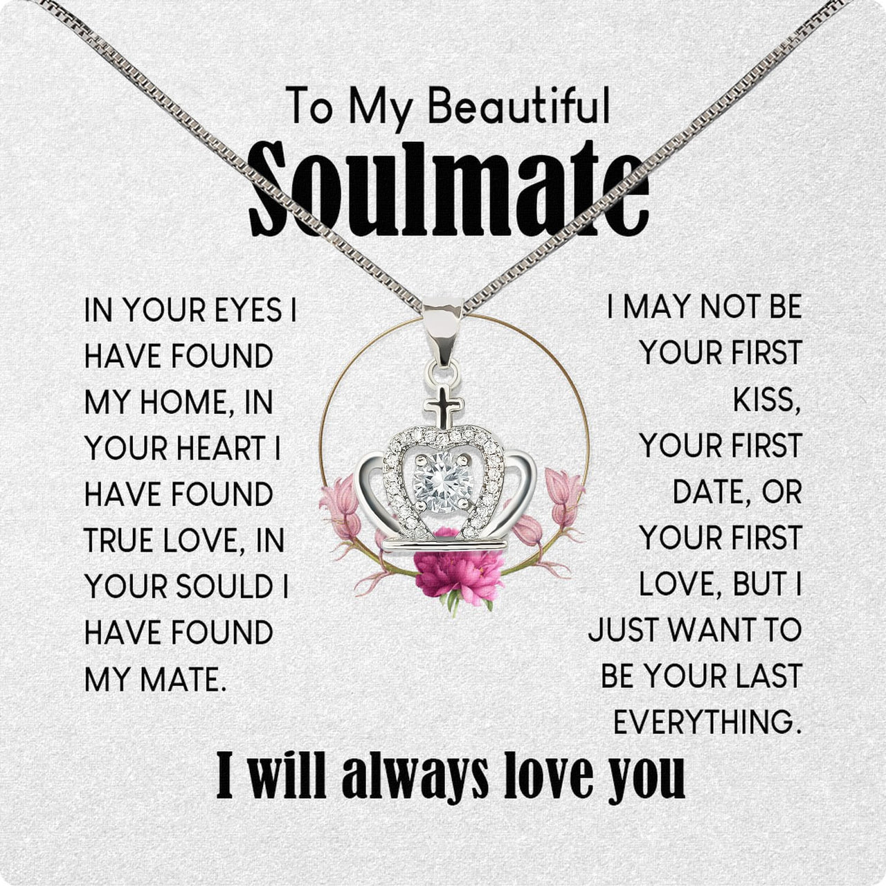 Soulmate Necklace: Let Her Carry Your Heart Always