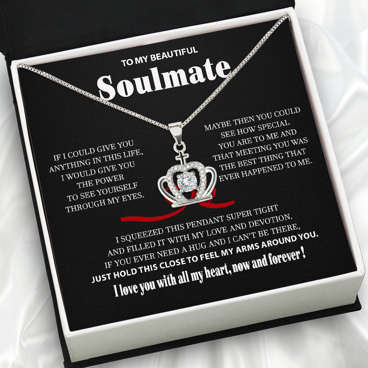 Soulmate Necklace: Let Her Carry Your Heart Always