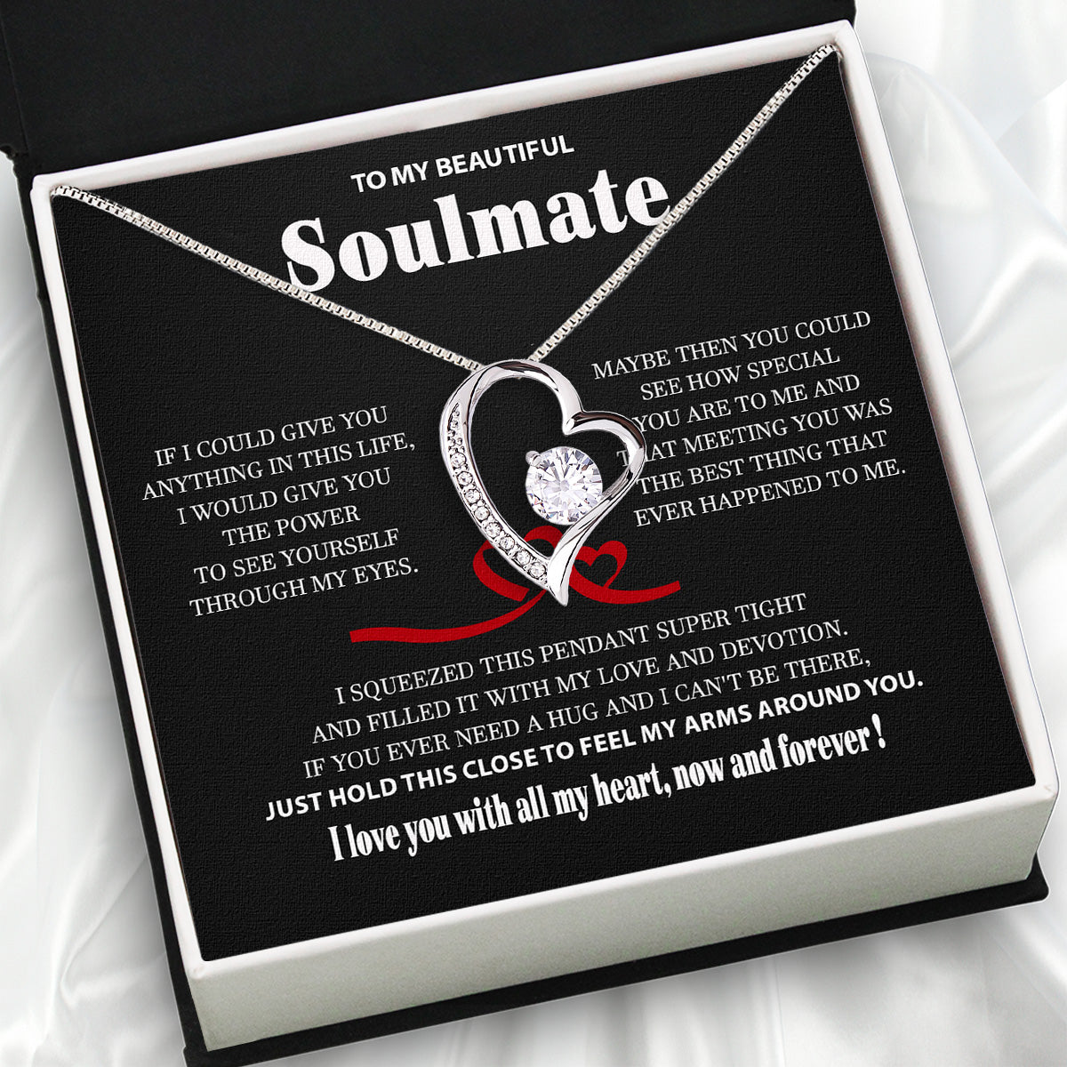 Soulmate Necklace: Let Her Carry Your Heart Always