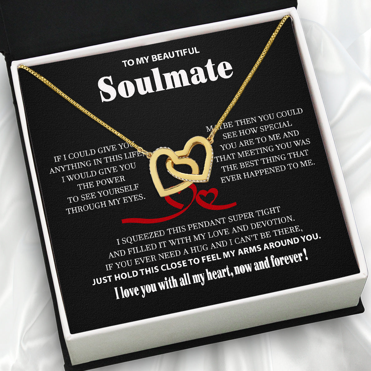 Soulmate Necklace: Let Her Carry Your Heart Always