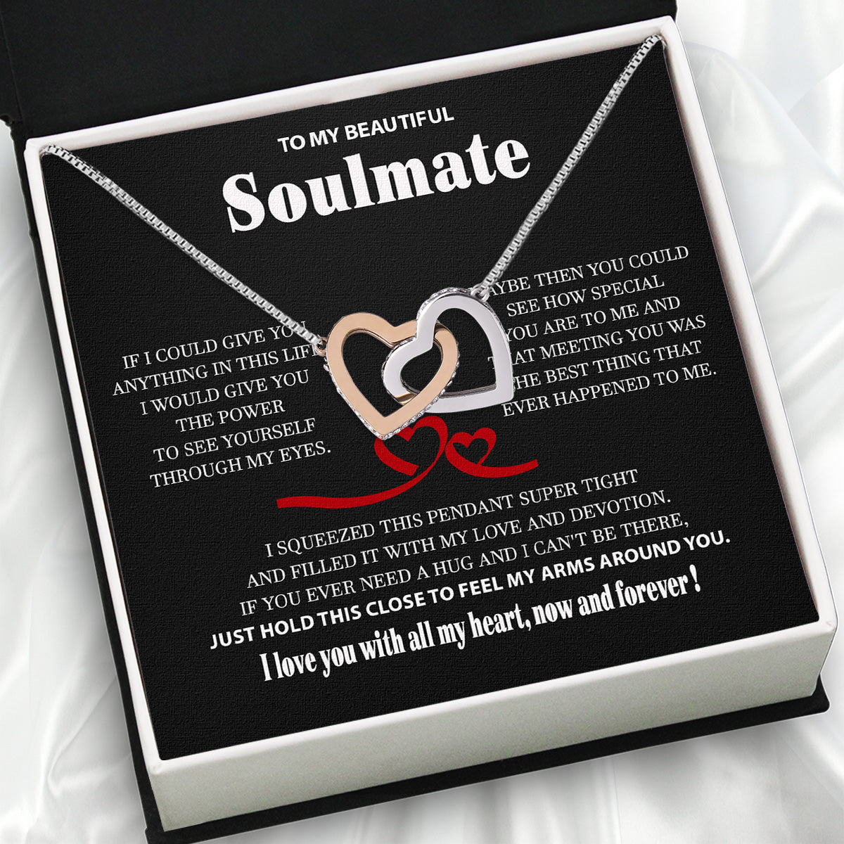 Soulmate Necklace: Let Her Carry Your Heart Always