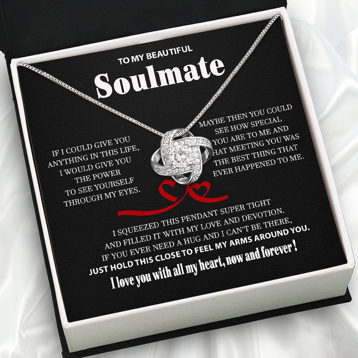 Soulmate Necklace: Let Her Carry Your Heart Always