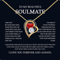 Soulmate Necklace: Let Her Carry Your Heart Always