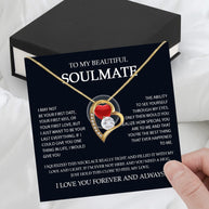 Soulmate Necklace: Let Her Carry Your Heart Always