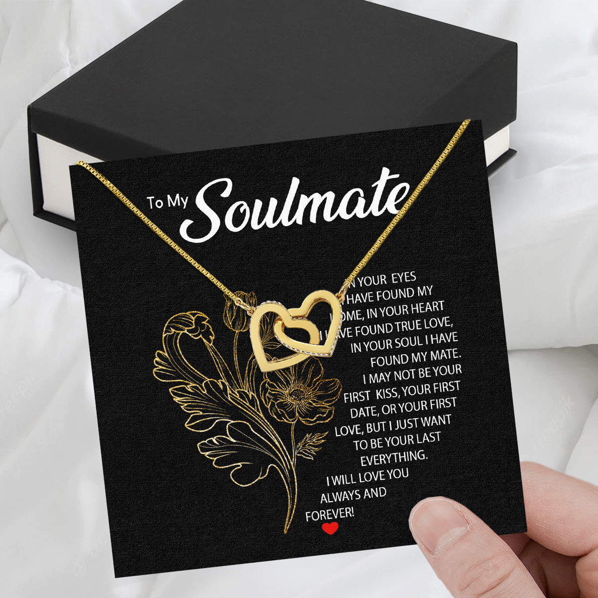 Soulmate Necklace: Let Her Carry Your Heart Always