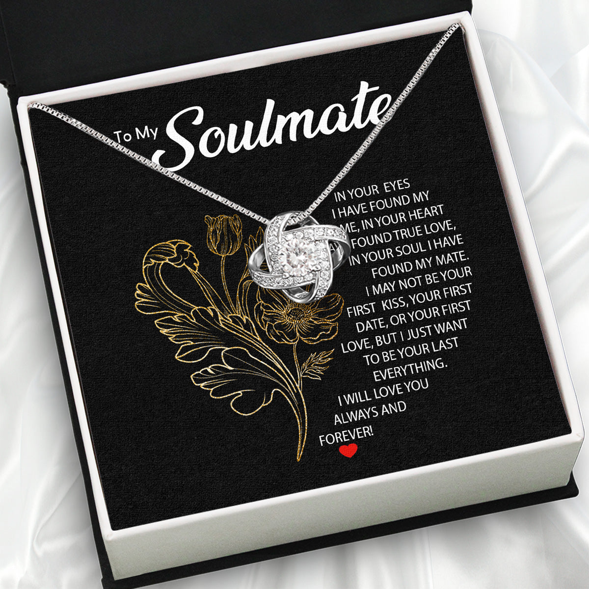 Soulmate Necklace: Let Her Carry Your Heart Always