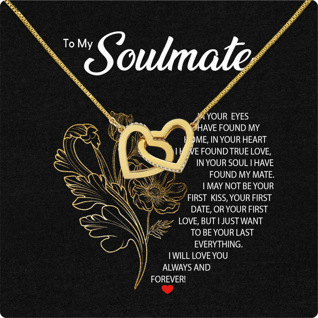 Soulmate Necklace: Let Her Carry Your Heart Always