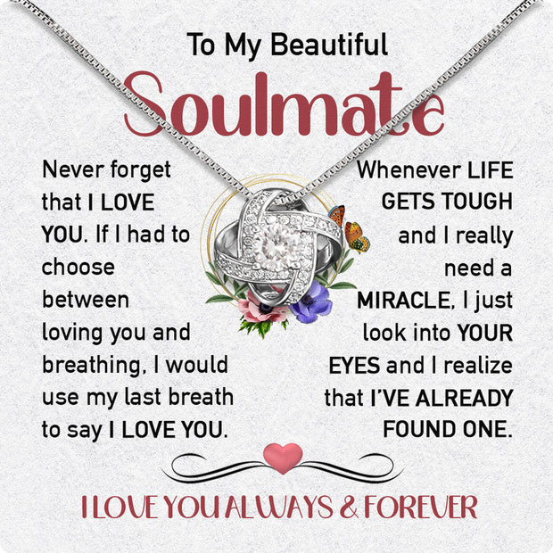Soulmate Necklace: Let Her Carry Your Heart Always