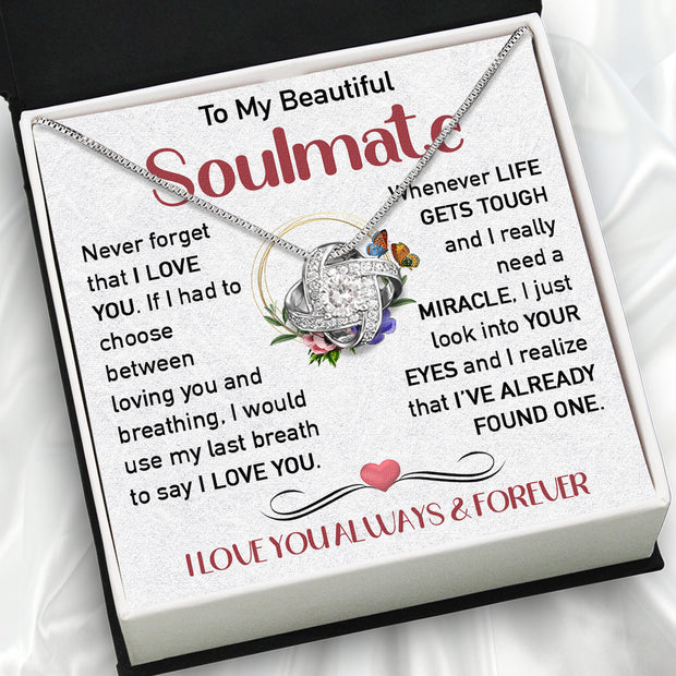 Soulmate Necklace: Let Her Carry Your Heart Always