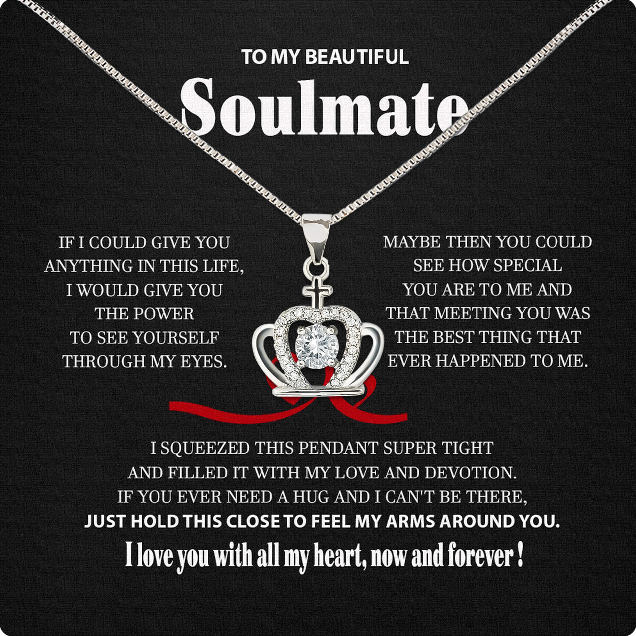 Soulmate Necklace: Let Her Carry Your Heart Always