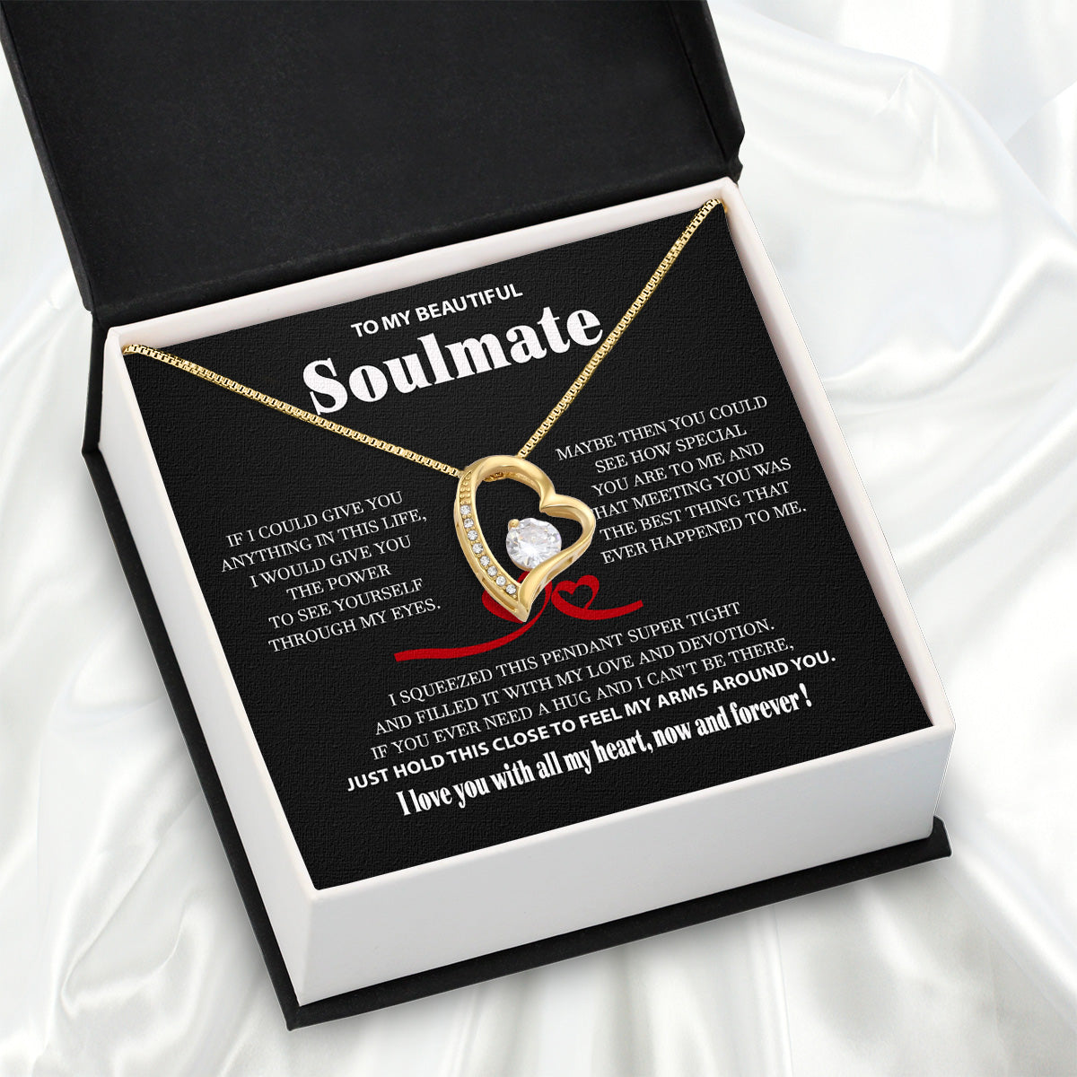 Soulmate Necklace: Let Her Carry Your Heart Always