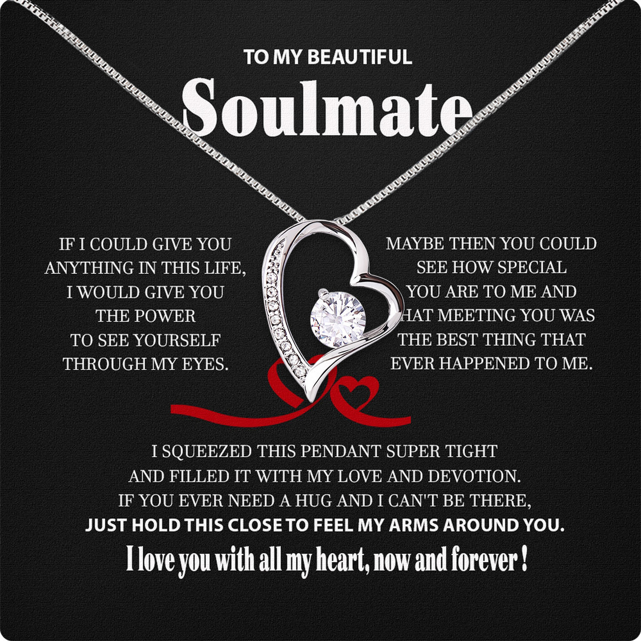 Soulmate Necklace: Let Her Carry Your Heart Always