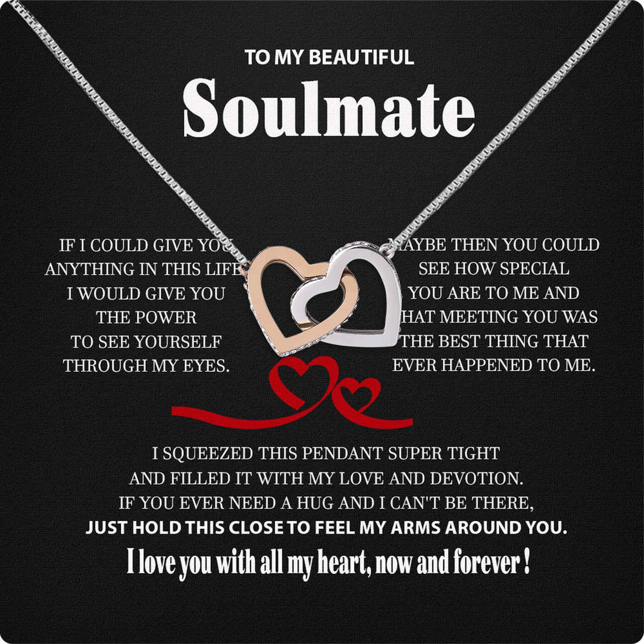 Soulmate Necklace: Let Her Carry Your Heart Always