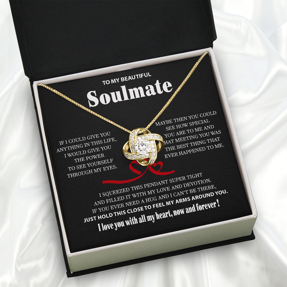 Soulmate Necklace: Let Her Carry Your Heart Always