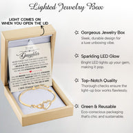 To My Daughter Bracelet - Straighten Your Crown