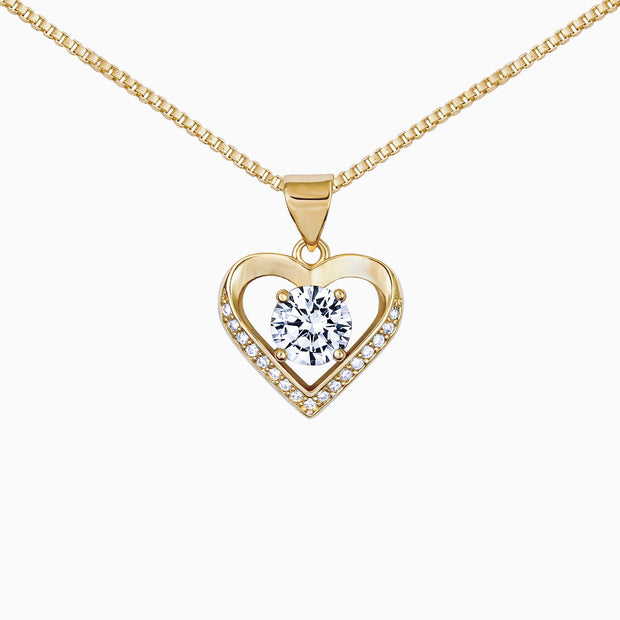 To My Daughter Heart Necklace From Dad With Heartfelt Message - Unique Jewelry For Daughter - My Love and Light