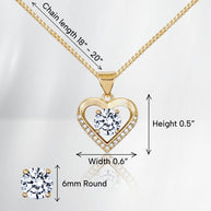 To My Bonus Daughter Heart Necklace  With Heartfelt Message - Unique Jewelry For Bonus Daughter - Linked Together