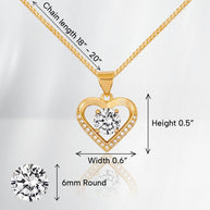 To My Granddaughter Necklace With Message Card - All of my Love and Light