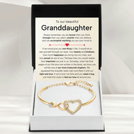 To My Granddaughter Bracelet With Message Card - Treasured Chapters