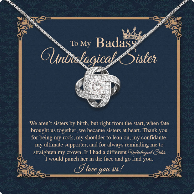 Necklace Gift For Unbiological  Sister