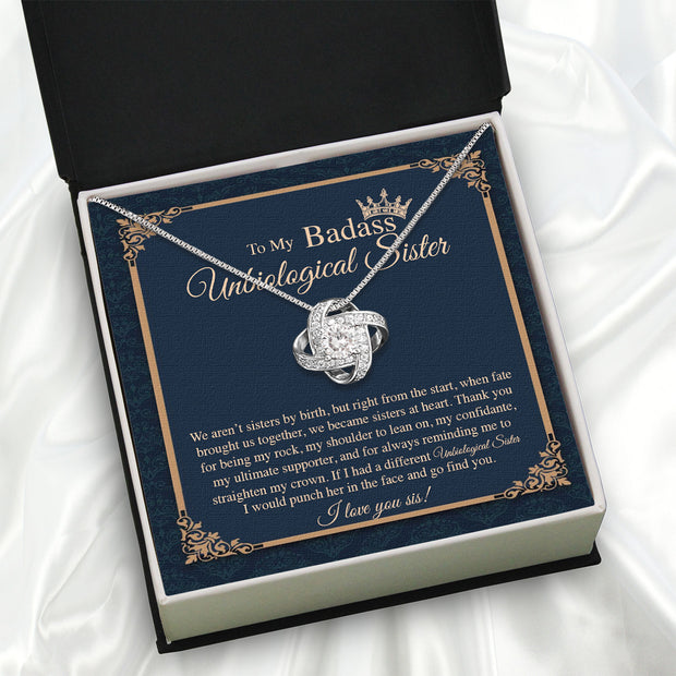 Necklace Gift For Unbiological  Sister