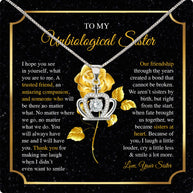 Necklace Gift For Unbiological  Sister