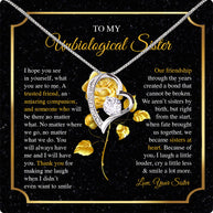 Necklace Gift For Unbiological  Sister