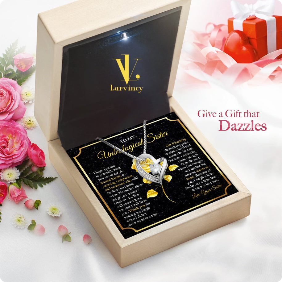 Necklace Gift For Unbiological  Sister