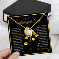 Necklace Gift For Unbiological  Sister