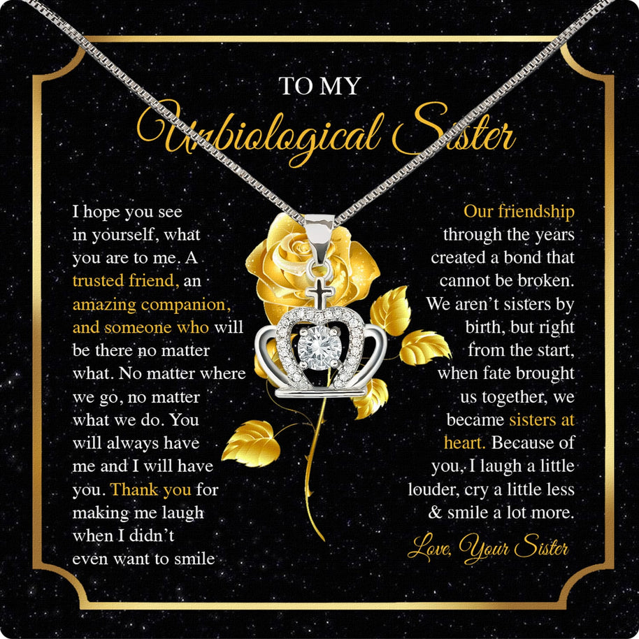 Necklace Gift For Unbiological  Sister