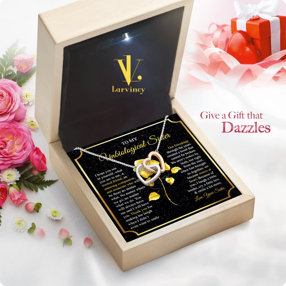 Necklace Gift For Unbiological  Sister