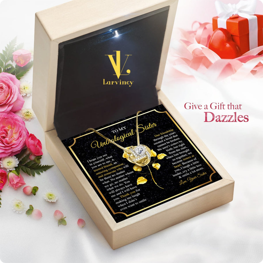 Necklace Gift For Unbiological  Sister