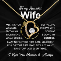 Thumbnail for Wife Necklace: Because She Holds Your Heart