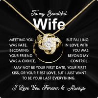 Thumbnail for Wife Necklace: Because She Holds Your Heart