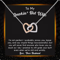 Thumbnail for Wife Necklace: Because She Holds Your Heart