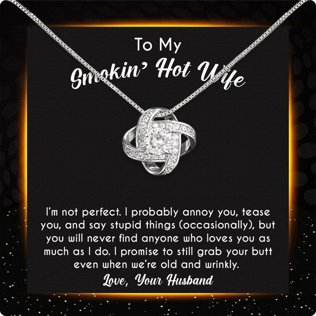Wife Necklace: Because She Holds Your Heart