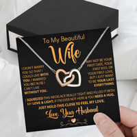 Thumbnail for Wife Necklace: Because She Holds Your Heart