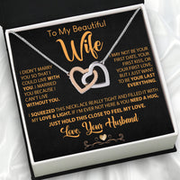 Thumbnail for Wife Necklace: Because She Holds Your Heart