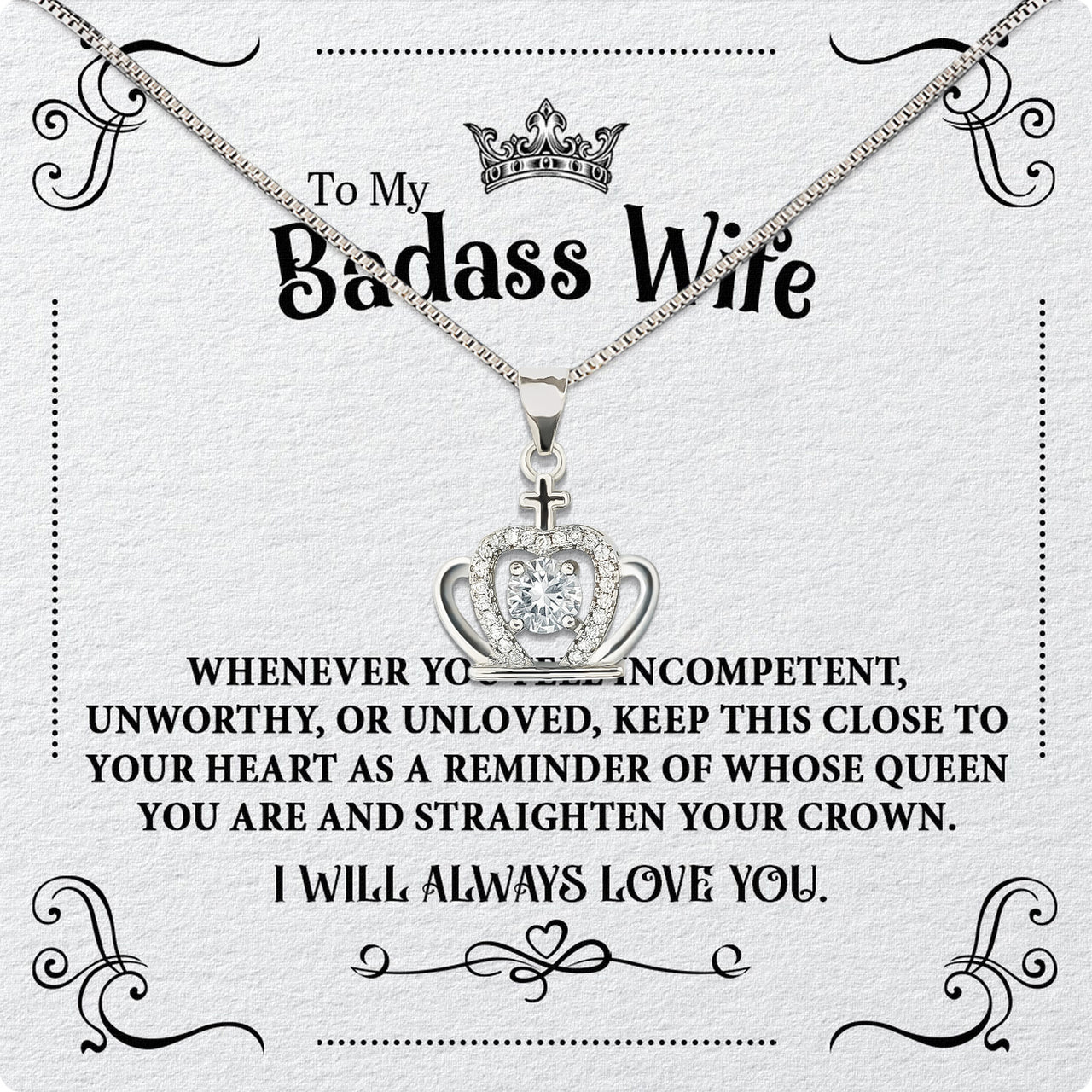 Wife Necklace: Because She Holds Your Heart