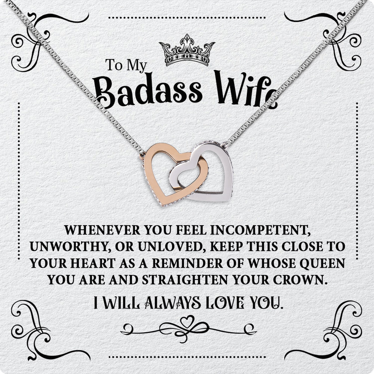 Wife Necklace: Because She Holds Your Heart