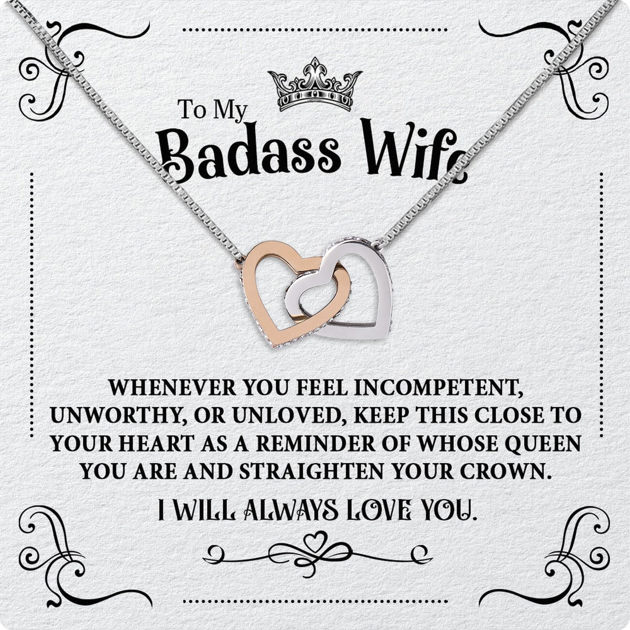 Wife Necklace: Because She Holds Your Heart